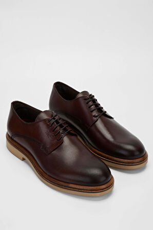 Tamer Tanca Erkek Hakiki Deri Kahverengi Casual Ayakkabı 537 3249 ERK AYK SK23/24 FINDIK ALK