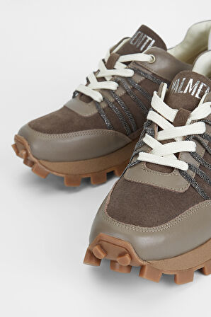 Valmenti Kadın Vizon Süet Hakiki Deri Sneakers & Spor Ayakkabı 775 357205 BN AYK SK23/24