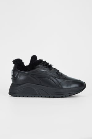 Valmenti Kadın Siyah Hakiki Deri Sneakers & Spor Ayakkabı 775 1745 BN AYK SK23/24