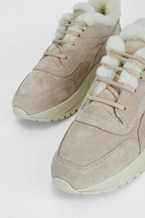 Valmenti Kadın Vizon Süet Hakiki Deri Sneakers & Spor Ayakkabı 775 1745 BN AYK SK23/24