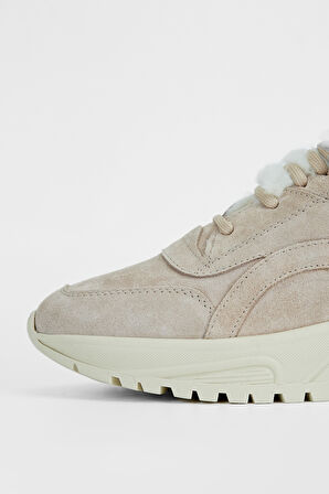 Valmenti Kadın Vizon Süet Hakiki Deri Sneakers & Spor Ayakkabı 775 1745 BN AYK SK23/24