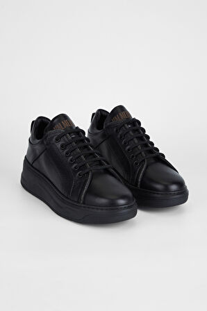 Valmenti Kadın Siyah Hakiki Deri Sneakers & Spor Ayakkabı 775 1732 BN AYK SK23/24