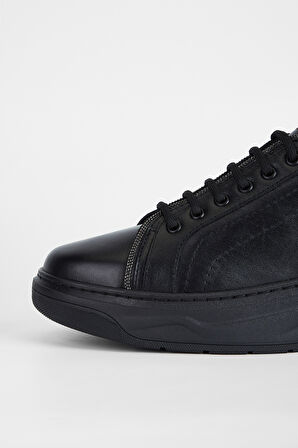 Valmenti Kadın Siyah Hakiki Deri Sneakers & Spor Ayakkabı 775 1732 BN AYK SK23/24