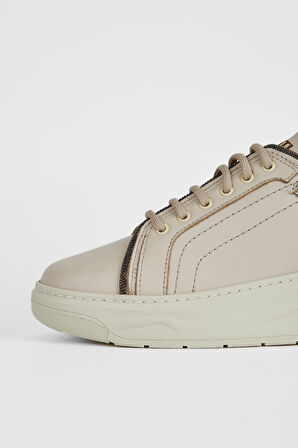 Valmenti Kadın Bej Hakiki Deri Sneakers & Spor Ayakkabı 775 1732 BN AYK SK23/24