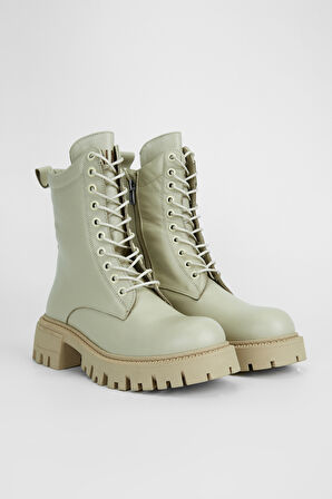 Valmenti Kadın Bej Hakiki Deri Casual Bot 775 8125 BN BOT SK23/24