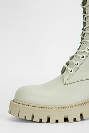 Valmenti Kadın Bej Hakiki Deri Casual Bot 775 8125 BN BOT SK23/24