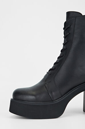 Valmenti Kadın Siyah Hakiki Deri Casual Bot 775 8033 BN BOT SK23/24