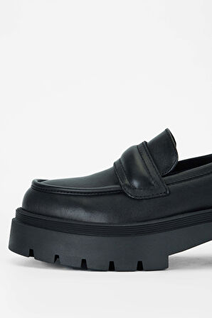 Tamer Tanca Kadın Hakiki Deri Siyah Deri Casual Ayakkabı 775 3293 BN AYK SK23/24 SIYAH DR