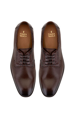 Tamer Tanca Erkek Hakiki Deri Klasik Ayakkabı 183 28702 ERK AYK SK23/24 TABA GYK/YLN