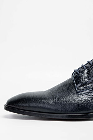 Tamer Tanca Erkek Hakiki Deri Lacivert Klasik Ayakkabı 183 28702 ERK AYK SK23/24 LACI GYK/YLN