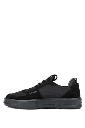 Fessura Erkek Deri & Tekstil Siyah Sneakers & Spor Ayakkabı 1001 REF001 ERK AYK SK23/24 BLACK