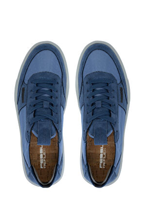Fessura Erkek Deri & Tekstil Mavi Sneakers & Spor Ayakkabı 1001 REF001 ERK AYK SK23/24 SMOKE