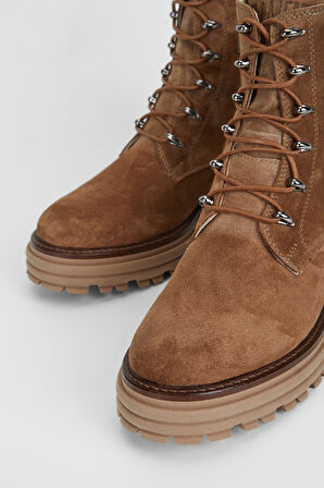 Valmenti Kadın Tütün Süet Hakiki Deri Casual Bot 775 32903 BN BOT SK23/24