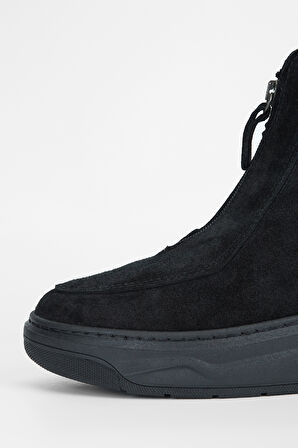 Valmenti Kadın Siyah Süet Hakiki Deri Casual Bot 775 2885 BN BOT SK23/24