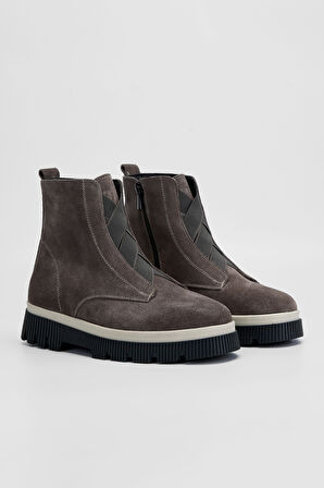 Valmenti Kadın Vizon Süet Hakiki Deri Casual Bot 824 3752 BN BOT SK23/24