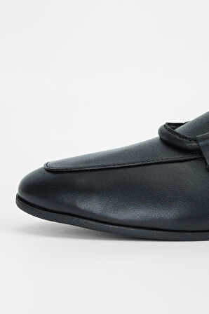 Valmenti Kadın Siyah Hakiki Deri Loafer Ayakkabı 824 3405 BN AYK SK23/24