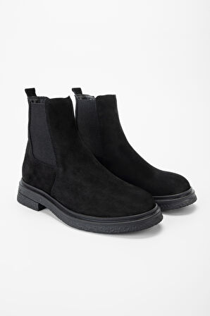 Valmenti Kadın Siyah Süet Hakiki Deri Casual Bot 824 7004 BN BOT SK23/24