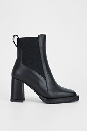 Valmenti Kadın Siyah Hakiki Deri Casual Bot 923 774 BN BOT SK23/24