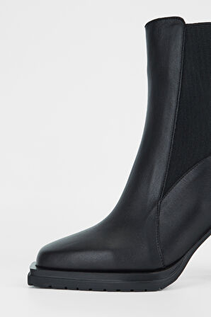 Valmenti Kadın Siyah Hakiki Deri Casual Bot 923 774 BN BOT SK23/24