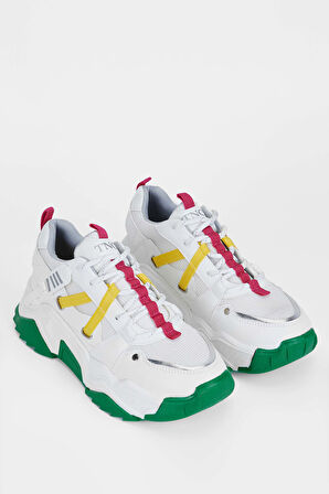 Tamer Tanca Kadın Vegan Beyaz Sneakers & Spor Ayakkabı 936 65160 BN AYK SK23/24 BEYAZ KMBN