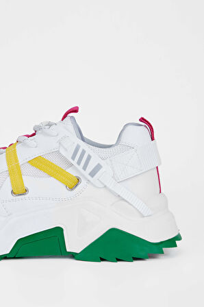 Tamer Tanca Kadın Vegan Beyaz Sneakers & Spor Ayakkabı 936 65160 BN AYK SK23/24 BEYAZ KMBN