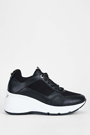 Tamer Tanca Kadın Vegan Siyah Sneakers & Spor Ayakkabı 936 62158 BN AYK SK23/24 SIYAH KMBN