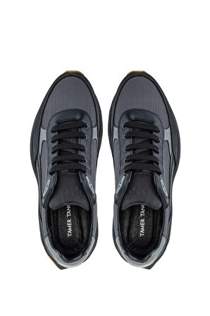 Tamer Tanca Erkek Hakiki Deri Gri Sneakers & Spor Ayakkabı 698 1053-7 ERK AYK SK23/24 GRI