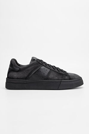 Valmenti Erkek Siyah grft Hakiki Deri Sneakers & Spor Ayakkabı 325 500-99 ERK AYK SK23/24