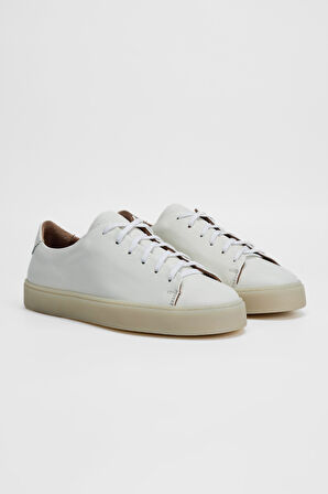 Valmenti Erkek Beyaz Hakiki Deri Sneakers & Spor Ayakkabı 325 500-92 ERK AYK SK23/24