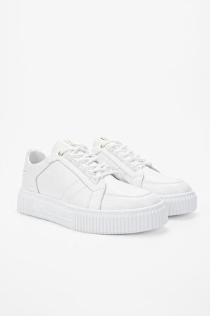 Valmenti Aletta Erkek Beyaz Hakiki Deri Sneakers & Spor Ayakkabı 352 19270 ERK AYK SK23/24
