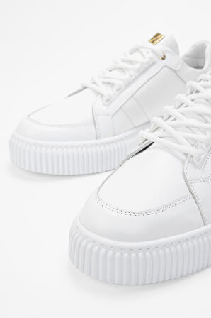 Valmenti Aletta Erkek Beyaz Hakiki Deri Sneakers & Spor Ayakkabı 352 19270 ERK AYK SK23/24