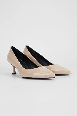 Valmenti Kadın Bej Rgn Vegan Topuklu Ayakkabı 932 1000 BN AYK SK23/24