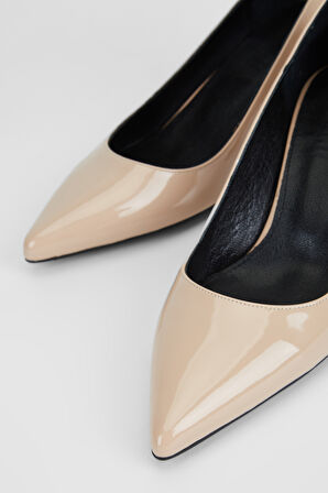 Valmenti Kadın Bej Rgn Vegan Topuklu Ayakkabı 932 1000 BN AYK SK23/24