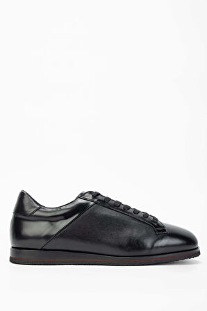 Tamer Tanca Erkek Hakiki Deri Siyah Deri Casual Ayakkabı 987 081 ERK AYK SK23/24 SIYAH DR