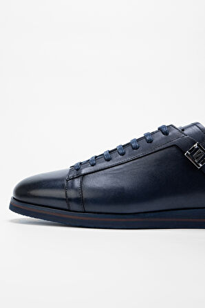 Valmenti Erkek Lacivert Hakiki Deri Casual Ayakkabı 987 082 ERK AYK SK23/24