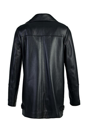 Tamer Tanca Kadın Hakiki Deri Siyah Deri Mont 571 B-158 BYN DERIMONT SK23/24 SIYAH JUMBO