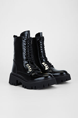 Valmenti Kadın SIYAH KRSK RGN Hakiki Deri Casual Bot 926 2208-1 BN BOT SK23/24