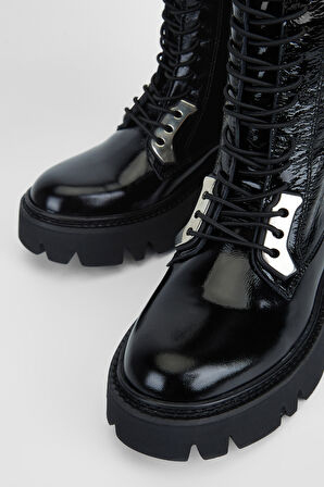 Valmenti Kadın SIYAH KRSK RGN Hakiki Deri Casual Bot 926 2208-1 BN BOT SK23/24