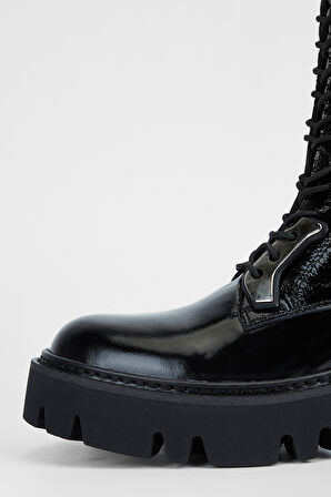 Valmenti Kadın SIYAH KRSK RGN Hakiki Deri Casual Bot 926 2208-1 BN BOT SK23/24