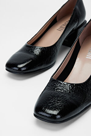 Valmenti Kadın SIYAH KRSK RGN Hakiki Deri Topuklu Ayakkabı 33 7513 BN AYK SK23/24