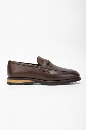 Valmenti MeraErkek Kahve DR Hakiki Deri Loafer Ayakkabı 01 240923 ERK AYK SK23/24