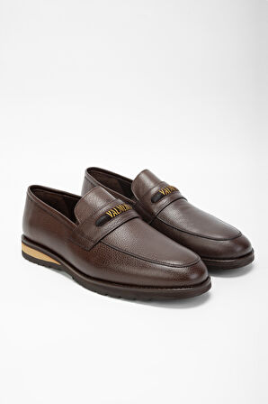 Valmenti MeraErkek Kahve DR Hakiki Deri Loafer Ayakkabı 01 240923 ERK AYK SK23/24