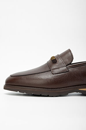 Valmenti MeraErkek Kahve DR Hakiki Deri Loafer Ayakkabı 01 240923 ERK AYK SK23/24