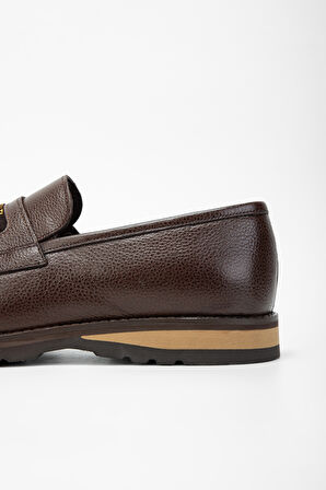 Valmenti MeraErkek Kahve DR Hakiki Deri Loafer Ayakkabı 01 240923 ERK AYK SK23/24