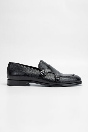 Valmenti Erkek Siyah gyk Hakiki Deri Loafer Ayakkabı 342 8149 ERK AYK SK23/24