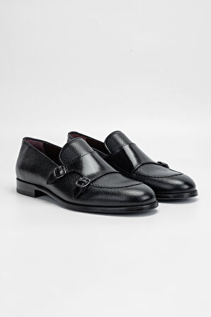 Valmenti Erkek Siyah gyk Hakiki Deri Loafer Ayakkabı 342 8149 ERK AYK SK23/24