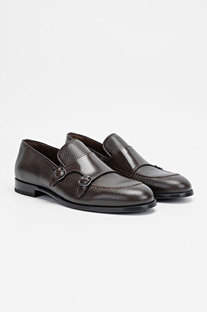 Valmenti Erkek Kahve gyk Hakiki Deri Loafer Ayakkabı 342 8149 ERK AYK SK23/24