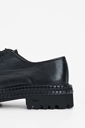 Tamer Tanca Erkek Hakiki Deri Siyah Casual Ayakkabı 537 3254 ERK AYK SK23/24 SIYAH