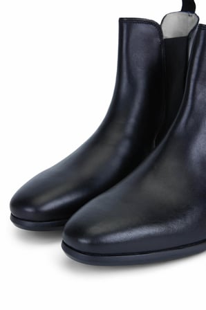 Tattini Unisex Hakiki Deri Siyah Binici Botu 990 ALANO BOT SIYAH