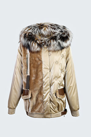 Valmenti Kadın Camel KURK/DERI/KUMAS Deri Mont 616 5118 BN MONT SK23/24